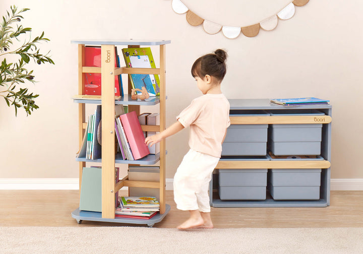 Boori Tidy Toy Cabinet-Blueberry & Almond (BK-TITCV22/BBAD)