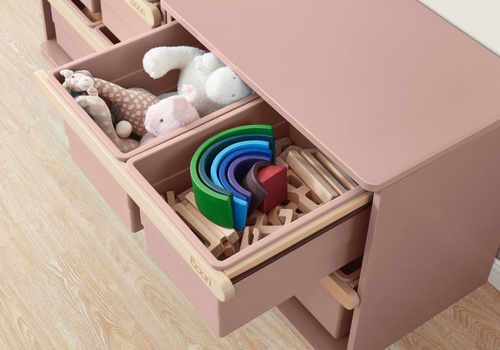 Boori Tidy Toy Cabinet-Cherry & Almond(BK-TITCV22/CHAD)