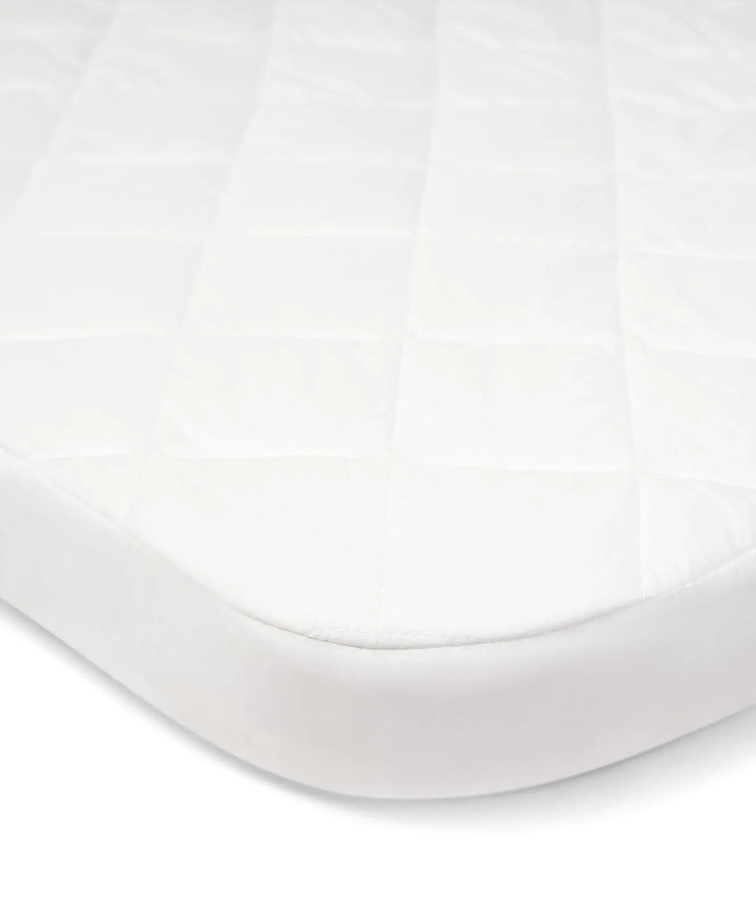 Mamas and Papas Lua Bedside Crib Mattress Protector - White
