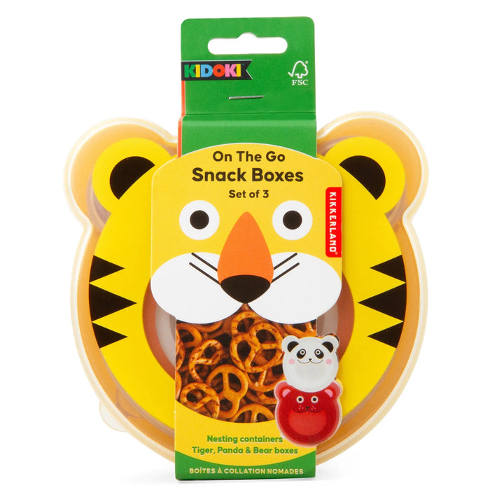 Kidoki On the Go Snack Boxes - Set of 3