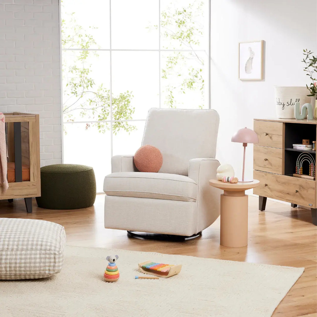 Il Tutto Quinn Recliner Glider Chair - Egg Shell