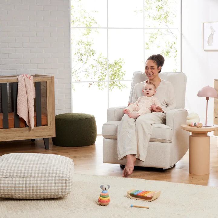 Il Tutto Quinn Recliner Glider Chair - Egg Shell