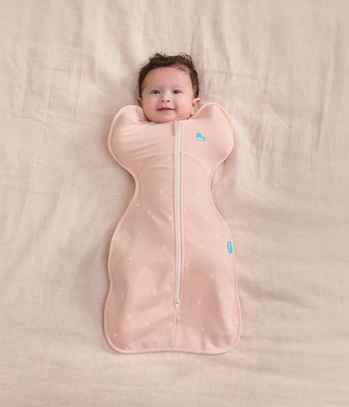 Swaddle Up 1.5Tog Cotton Fleece - Blush Twigs