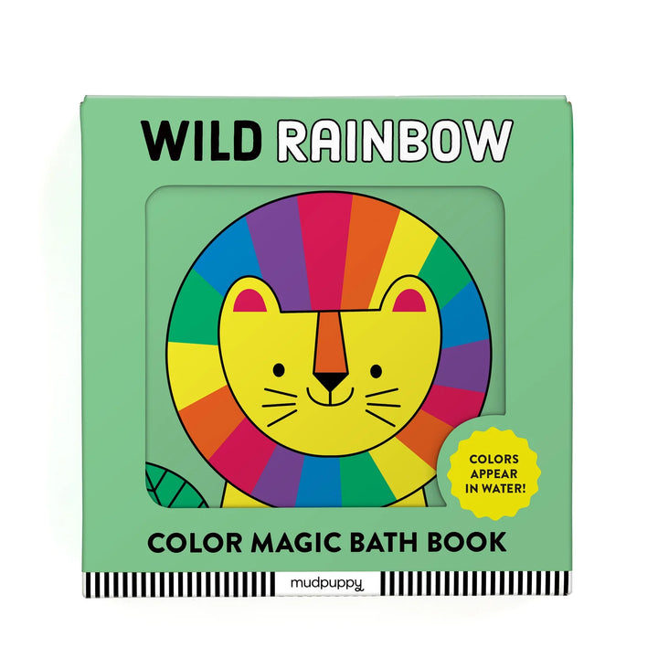 Mudpuppy Wild Rainbow Color Magic Bath Book Multi-Coloured