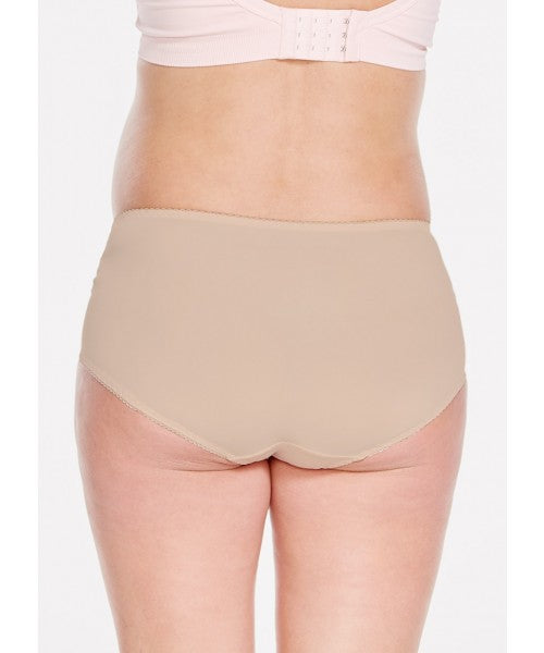 Antibacterial Maternity Full Briefs 2 Pack Nude