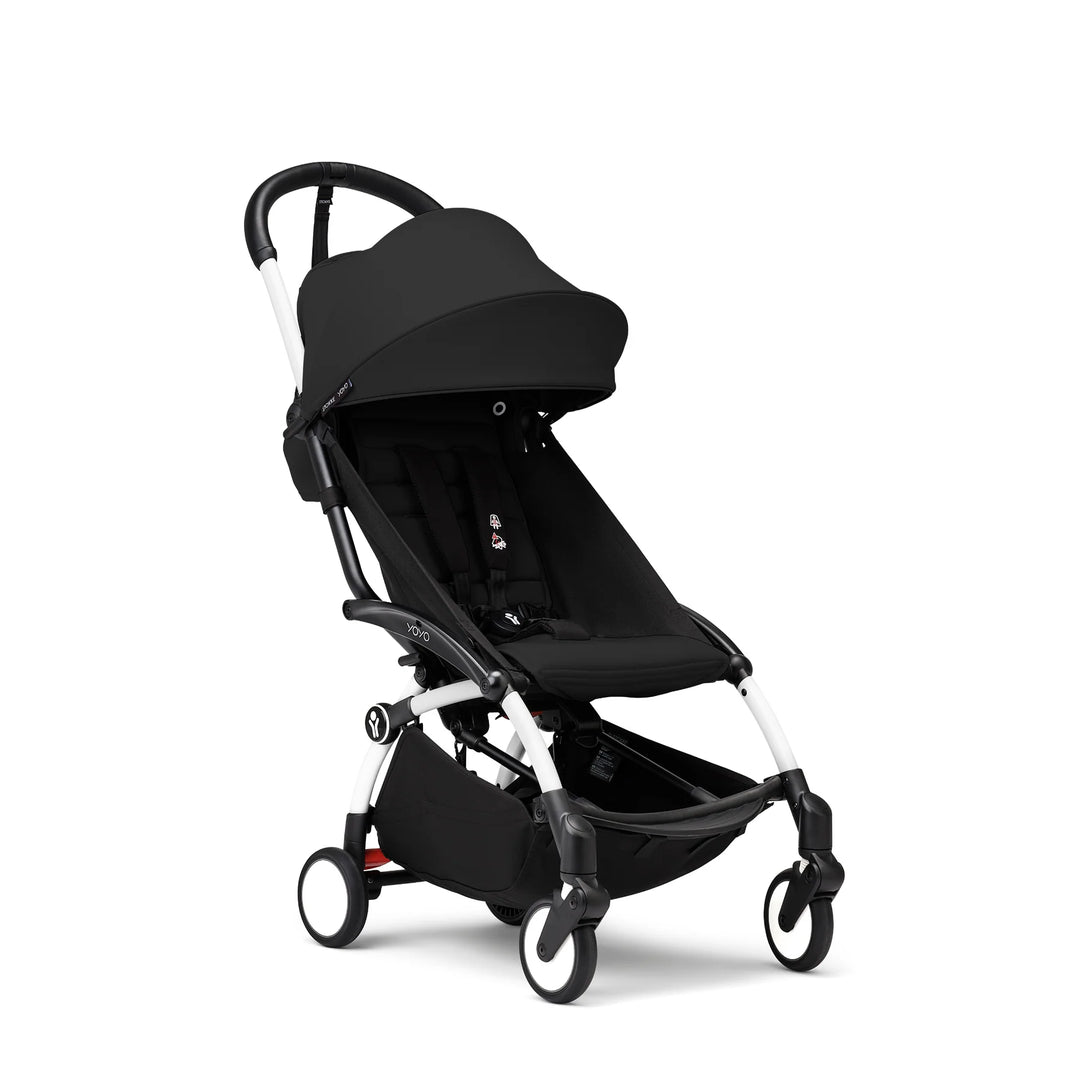 Stokke YOYO 3 Stroller White Frame with Black Colour Pack
