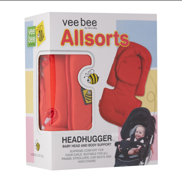 VeeBee Seatpad & Head Hugger-Red(A768)