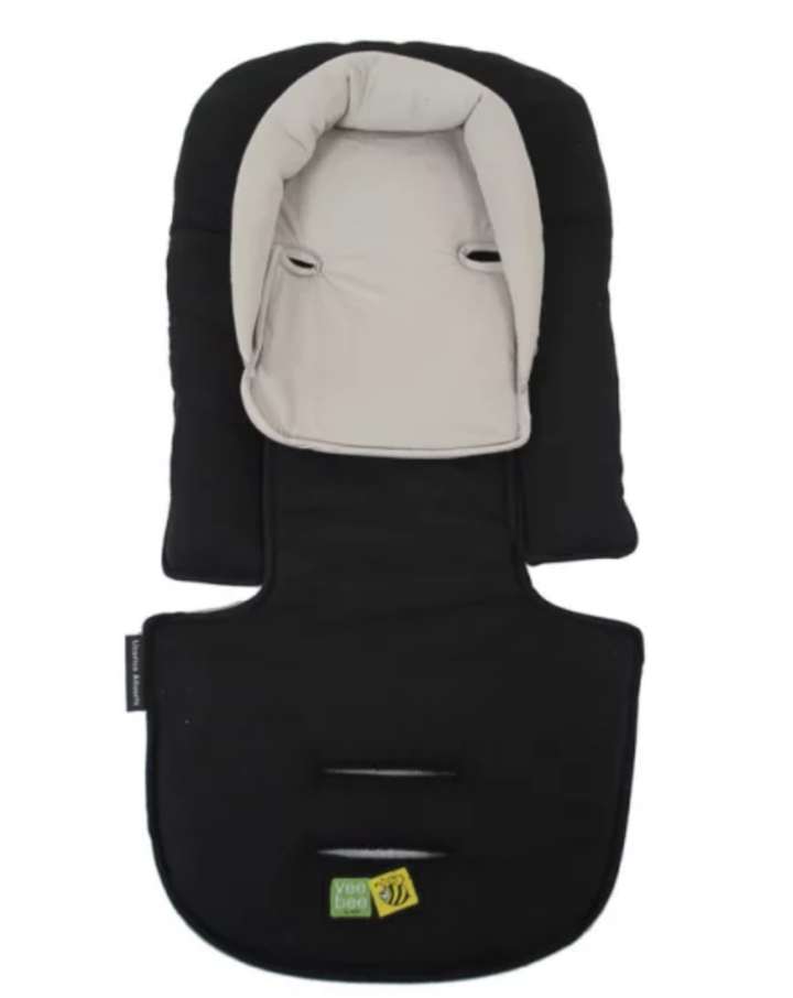 VeeBee Seatpad & Head Hugger-Black(A788)