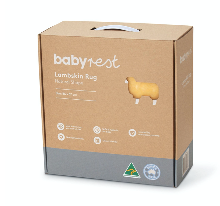 Babyrest Natural Lambskin Rug(86*57cm)