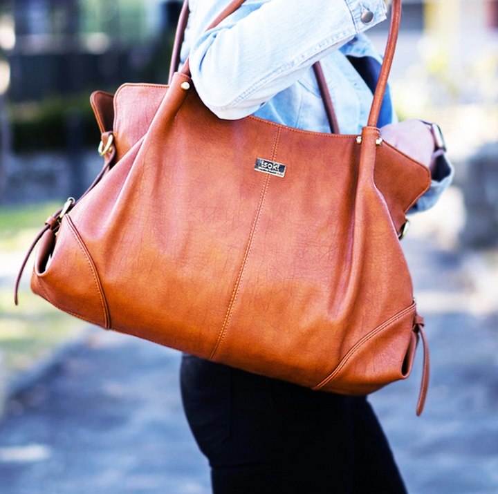 ISOKI ANAKIE SATCHEL  AMBER