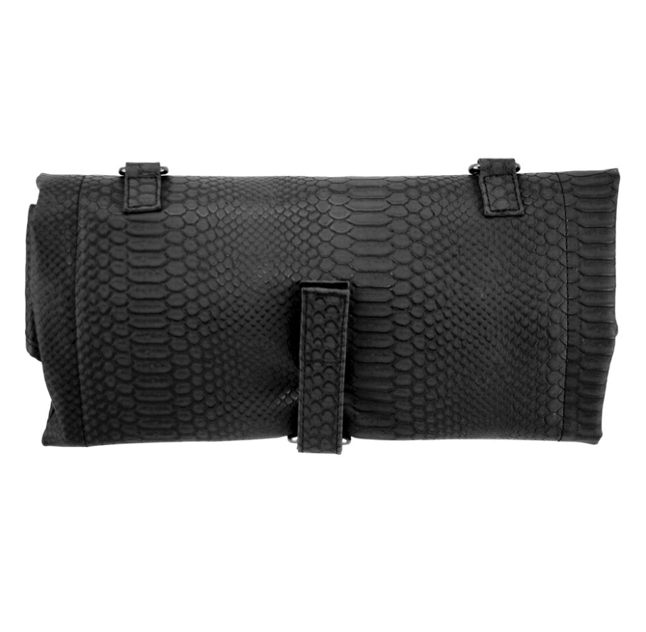 ISOKI ADELAIDE CHANGE MAT PURSE BLACK MUMBA