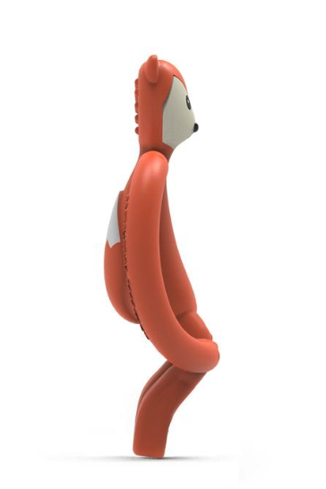 Matchstick Monkey Animal Teether - Fox Anti Microbial