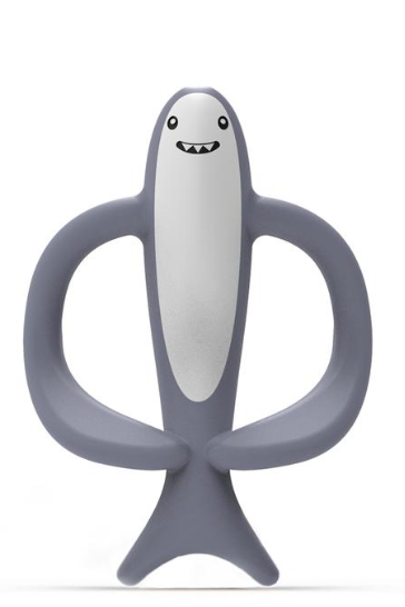 Matchstick Monkey Animal Teether-Shark Anti Microbial