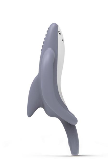 Matchstick Monkey Animal Teether-Shark Anti Microbial