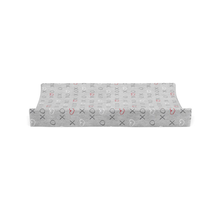 Silver Mist Bamboo Jersey Waterproof Change Mat Cover/Large Bassinet Sheet
