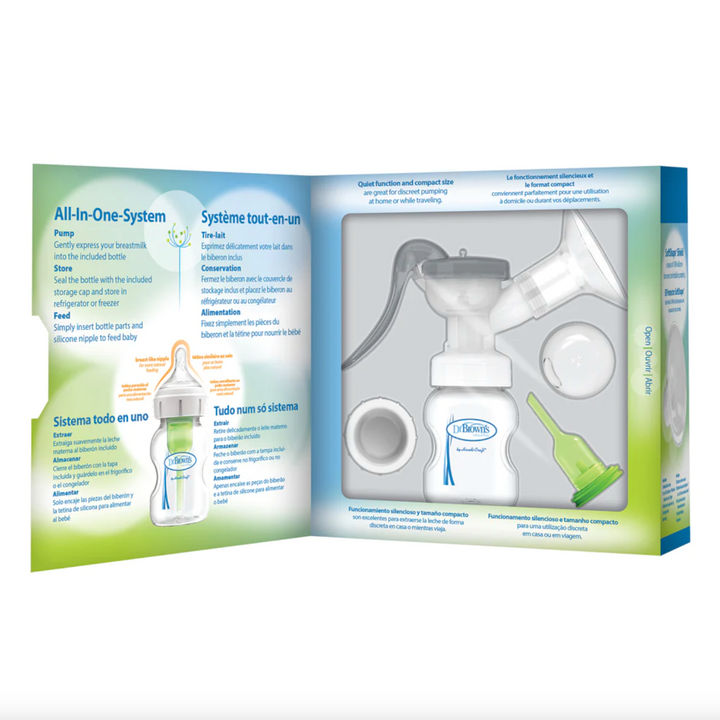 Dr Brown's Manual Breast Pump with Silicone Shield