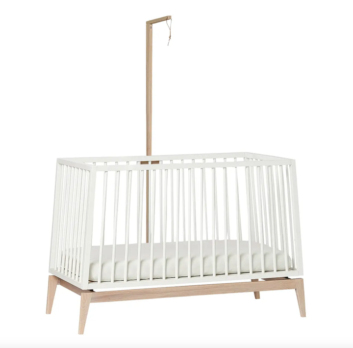 Leander Luna Cot Canopy Rod-Oak