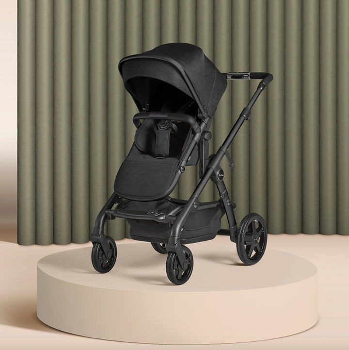 Silver Cross Wave Onyx+Wave Seat Unit/Carrycot - Onyx (Townsville Store Ex-Display)