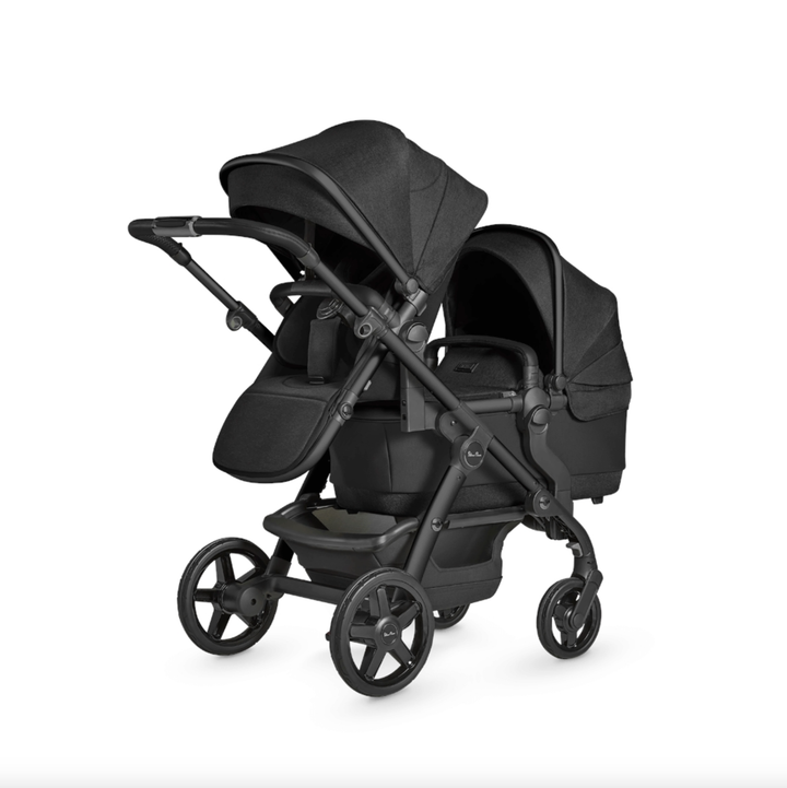 Silver Cross Wave Onyx+Wave Seat Unit/Carrycot - Onyx (Townsville Store Ex-Display)
