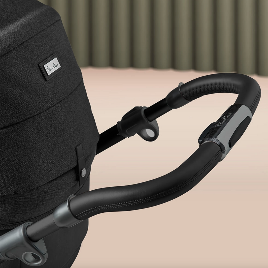 Silver Cross Wave Onyx+Wave Seat Unit/Carrycot - Onyx (Townsville Store Ex-Display)