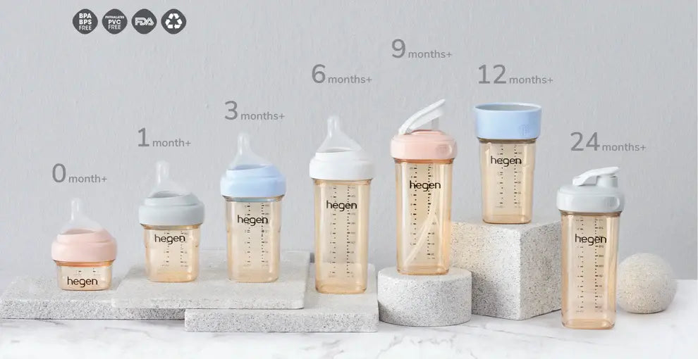 Hegen PCTO™ 60ml/2oz Feeding Bottle PPSU with Extra Slow Flow Teat (0 months)