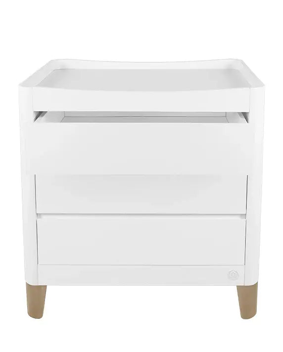 Gaia Baby Serena Dresser - White | Natural