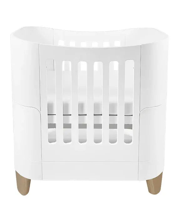 Gaia Baby Serena Mini Cot - White | Natural