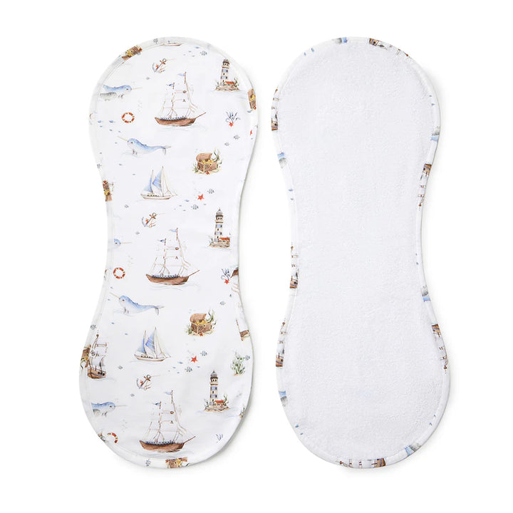 Snuggle Hunny Organic Cotton Burp Cloth - Set Sail