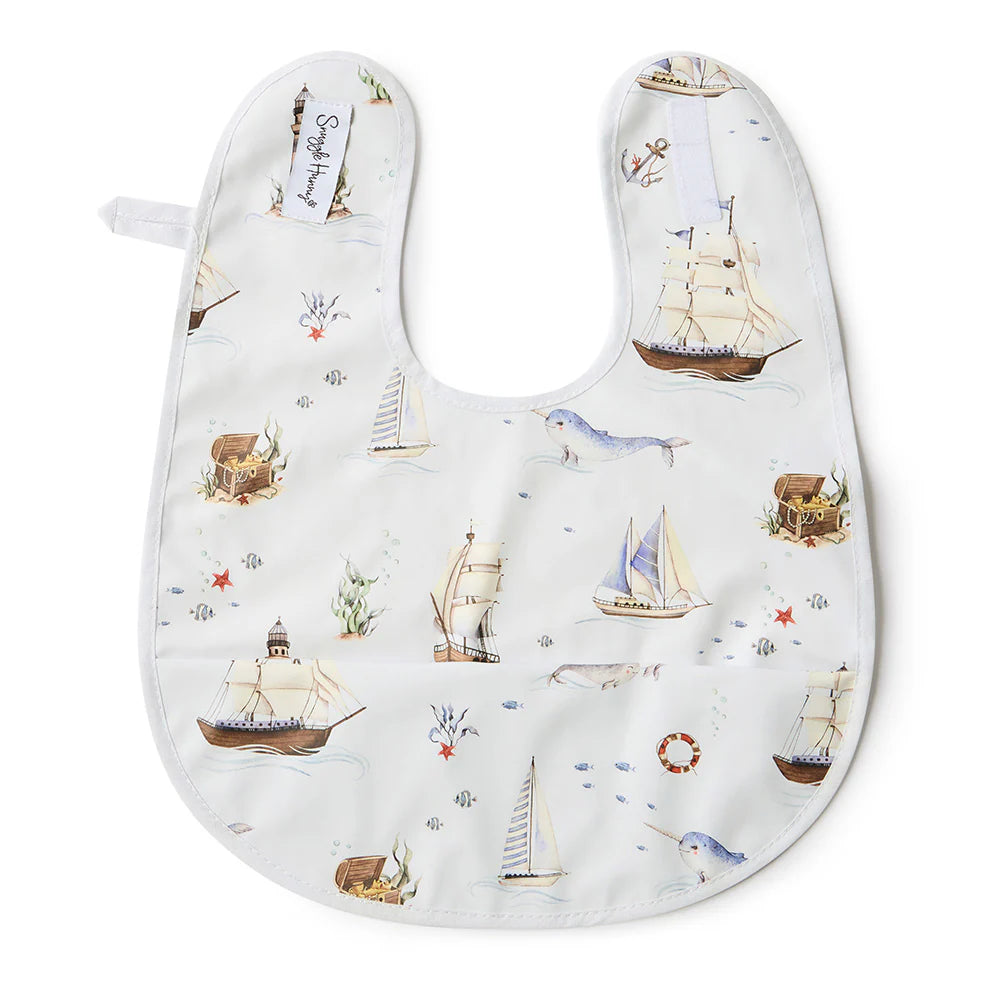 Snuggle Bib Waterproof - Set Sail