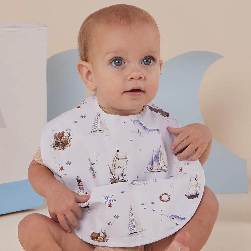 Snuggle Bib Waterproof - Set Sail