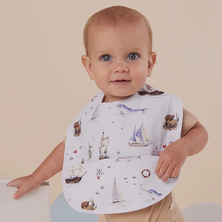 Snuggle Bib Waterproof - Set Sail