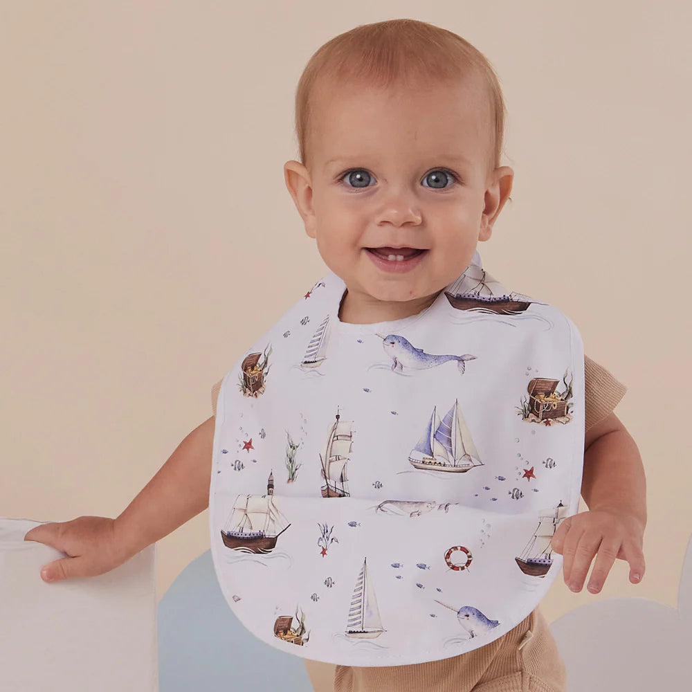 Snuggle Bib Waterproof - Set Sail