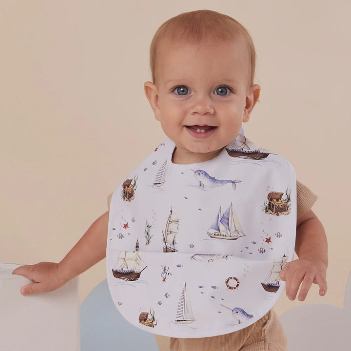 Snuggle Bib Waterproof - Set Sail