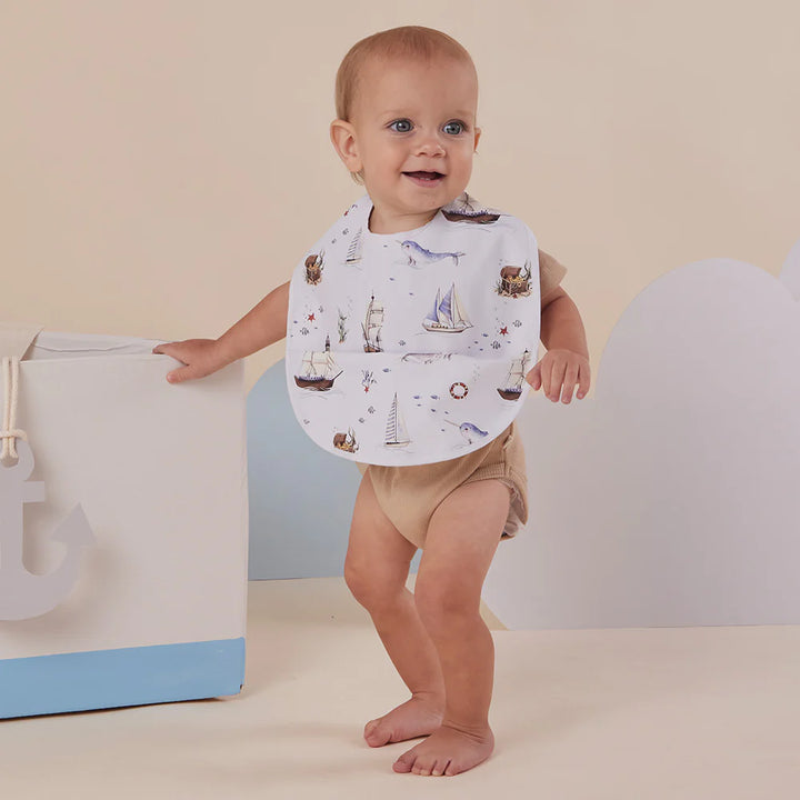Snuggle Bib Waterproof - Set Sail