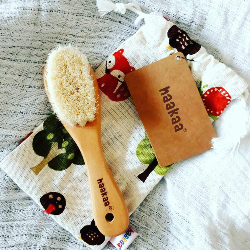 Haakaa Goat Baby Brush & Comb Set