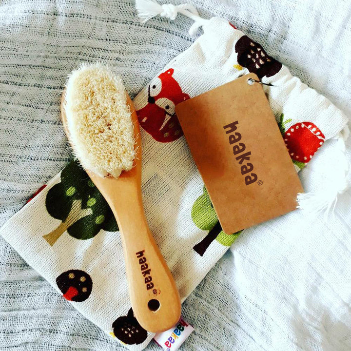 Haakaa Goat Baby Brush & Comb Set