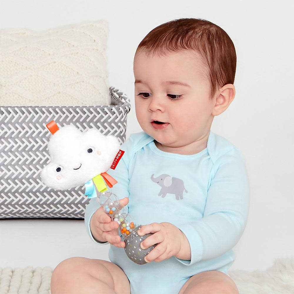 SKIP HOP SILVER LINING CLOUD RAINSTICK RATTLE