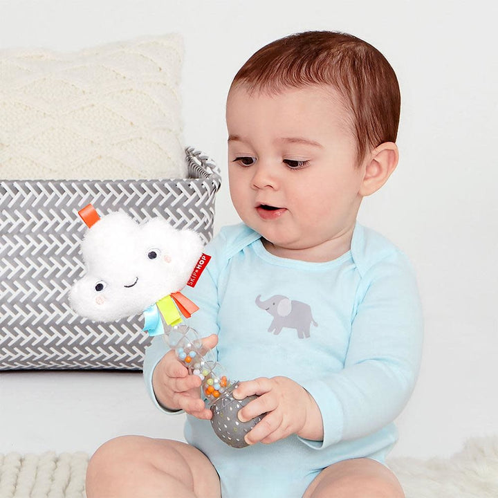 SKIP HOP SILVER LINING CLOUD RAINSTICK RATTLE