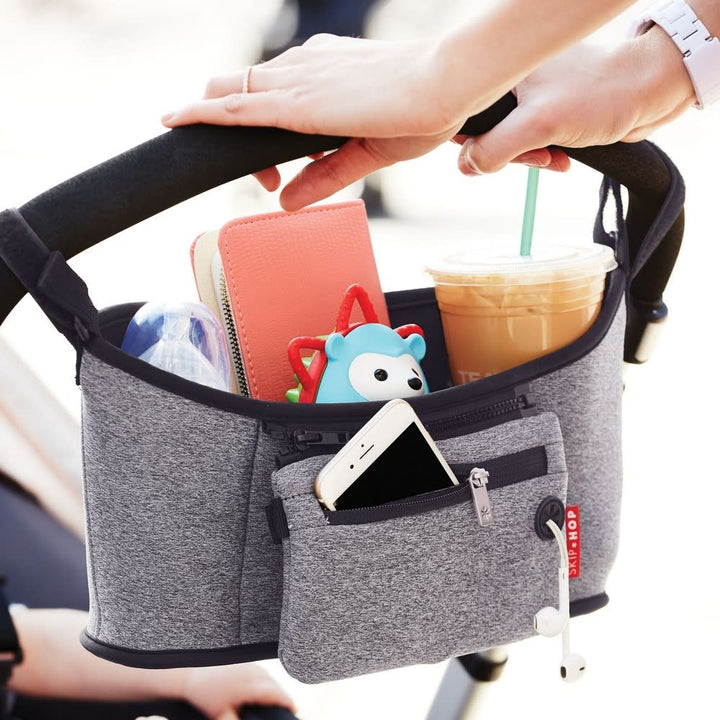 Skip Hop Grab & Go Stroller Organiser - Heather Grey