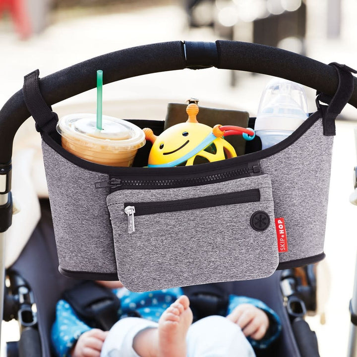 Skip Hop Grab & Go Stroller Organiser - Heather Grey