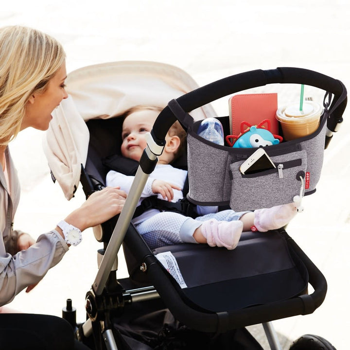 Skip Hop Grab & Go Stroller Organiser - Heather Grey