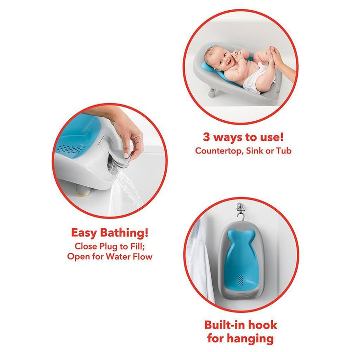 SKIP HOP MOBY RECLINE & RINSE BATHER