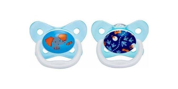 Dr Browns Prevent Contoured Pacifier Stage 2 (6-12m) - BLUE