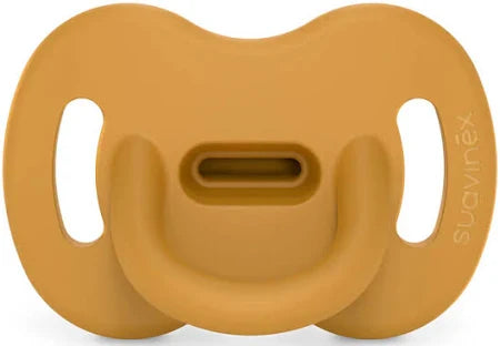 Suavinex Smoothie Ultra Light All Silicone Soother with SX Pro Physiological Teat 0-6M - Color Essence Mustard