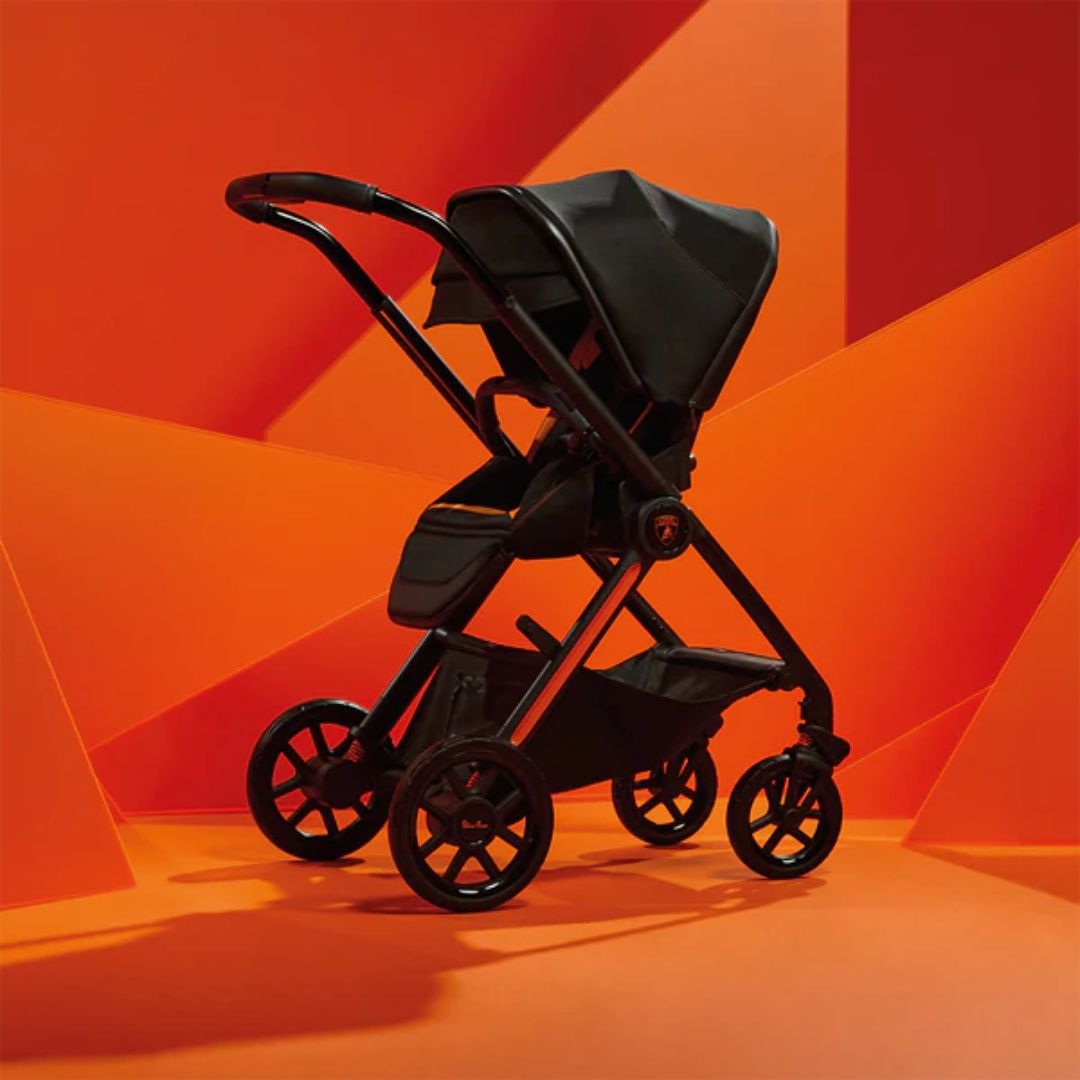 Silver Cross Lamborghini Reef Stroller Al Arancio with Carrycot
