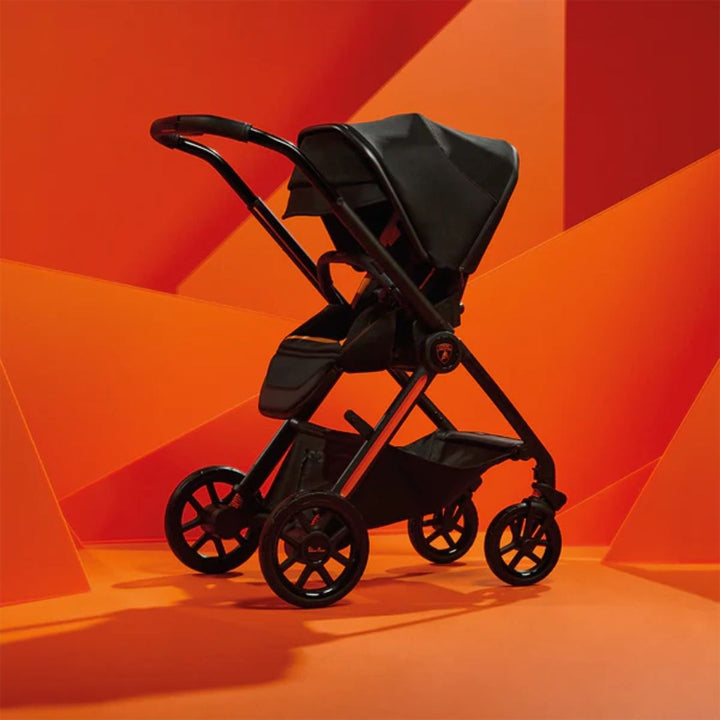 Silver Cross Lamborghini Reef Stroller Al Arancio with Carrycot