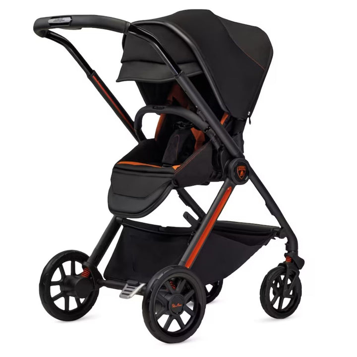 Silver Cross Lamborghini Reef Stroller Al Arancio with Carrycot