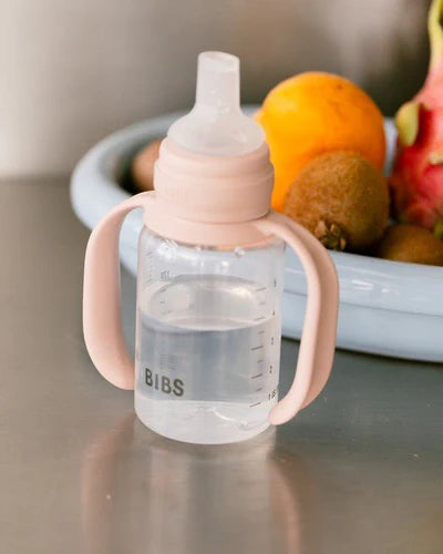 BIBS Sippy Bottle, Silicone 150 ml - Blush