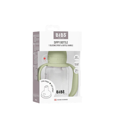 BIBS Sippy Bottle, Silicone 150 ml - Sage