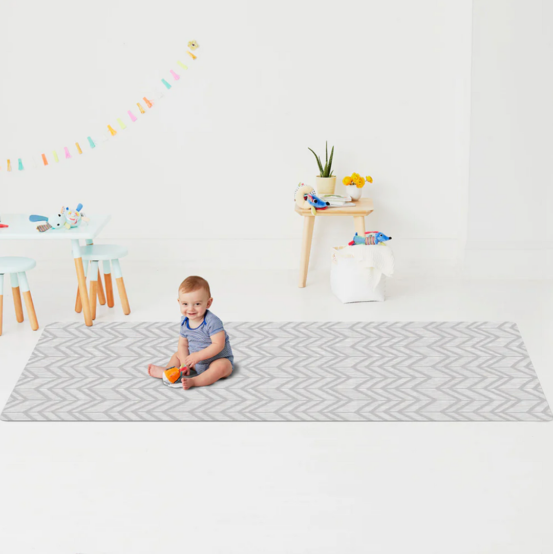 Skip Hop Doubleplay Reversible Playmat Little Travelers/Herringbone